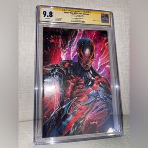 SPIDER-MAN 2099: Dark Genesis #1 VIRGIN VARIANT CGC SS 9.8 Signed by JOHN GIANG